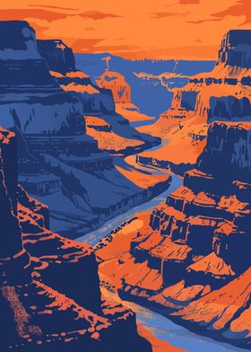 Grand Canyon Scenery Art