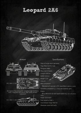 Leopard 2A6 Tank germany