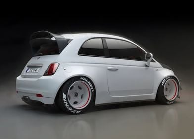 SLAMMED FIAT 500