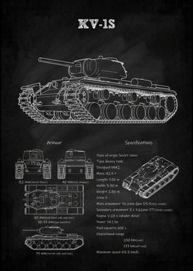 KV1S tank Soviet Union