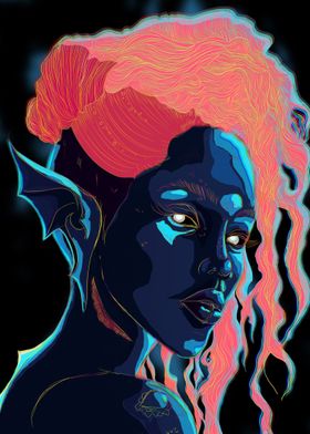 Neon Merfolk