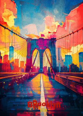 Brooklyn Art Poster