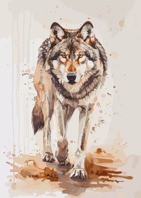 Wolf Contemporary Wild Art