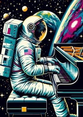 astronaut plays piano wpap