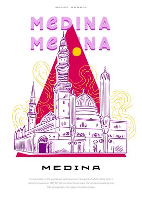 Medina city poster