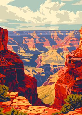 Grand Canyon Scenery Art