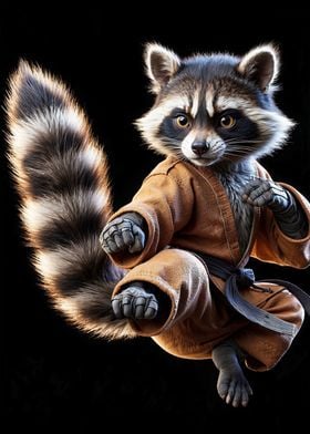 Zen Raccoon Master