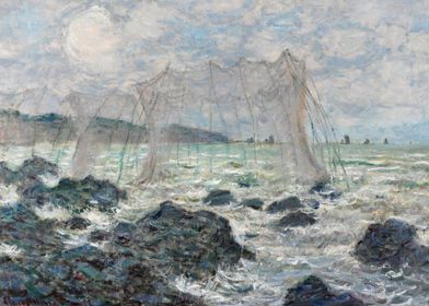 Fishing nets at Pourville