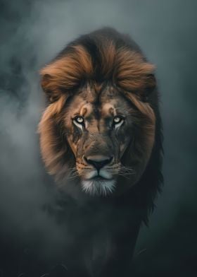 Lion Hunting Predator