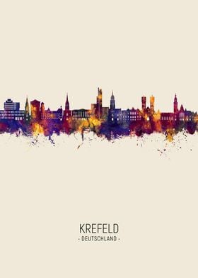 Krefeld Skyline Germany