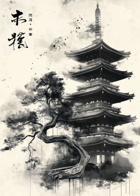 Landscape Asian Pagoda