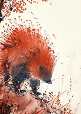 Red Hedgehog Animal