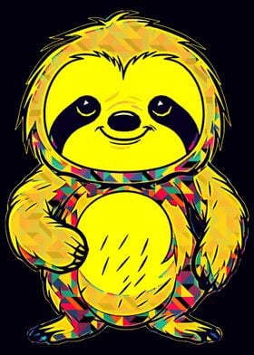 Panda cub pop art 