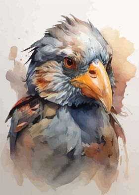 Bird Watercolor Art