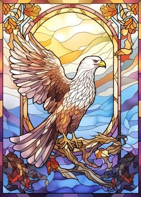 Eagle Stained Glass