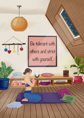 Yoga motivational art 1