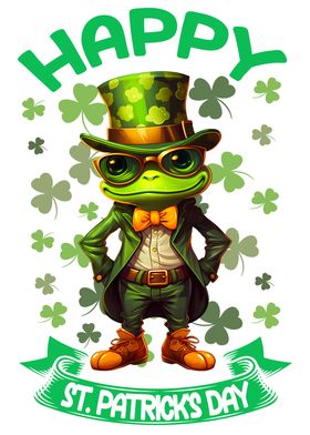 Frog Saint Patricks Day