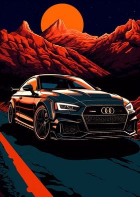 A car Audi RS5