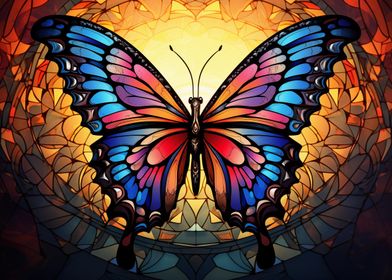 Butterfly Stained Glass