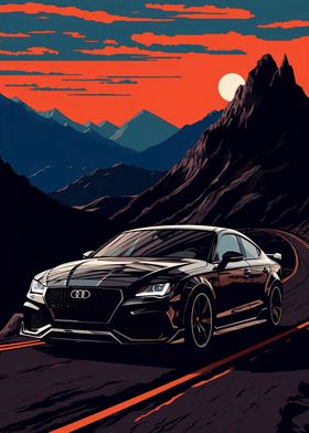 A car Audi RS7