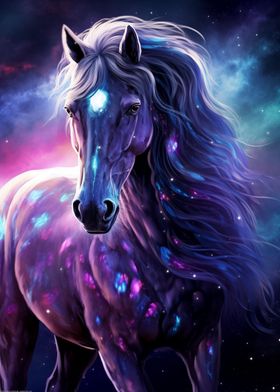 Beautiful Space Horse