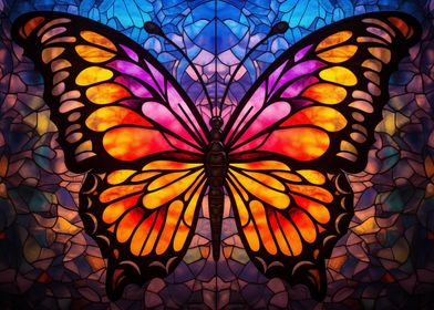 Butterfly Stained Glass