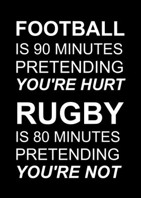 rugby football compare