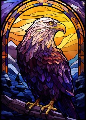 Eagle Stained Glass Art