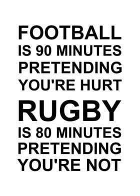 rugby football compare