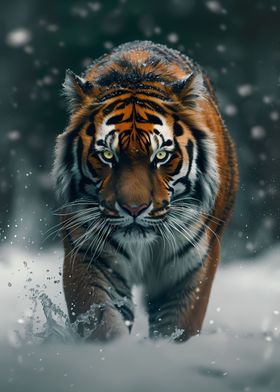 Majestic Tiger in the Wild