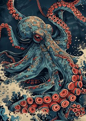Octopus Underwater