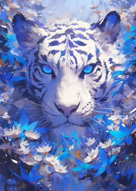 White Tiger Portrait