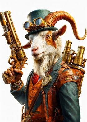 Steampunk Goat