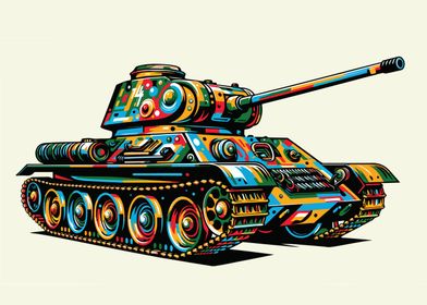 T34 medium tank wpap