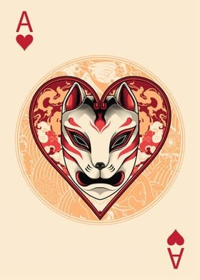 heart samurai of ace card