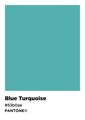 Blue Turquoise pantone