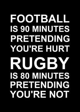 rugby football compare