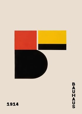 1914 Bauhaus Poster