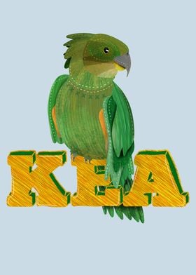 Kea NZBIRD painted