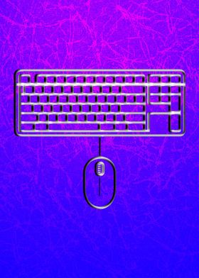 Keyboard and Mouse Texture