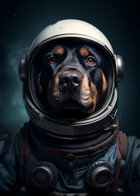 Rottweiler in Space