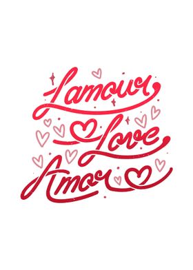 L amour Love Amor