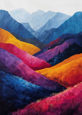 Colorful Ridges