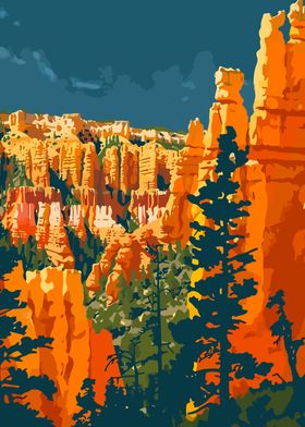 Bryce Canyon Nature Art