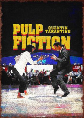 pulp fiction dance poster