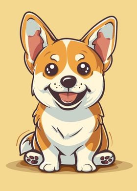 Cute Corgi Dog Pet