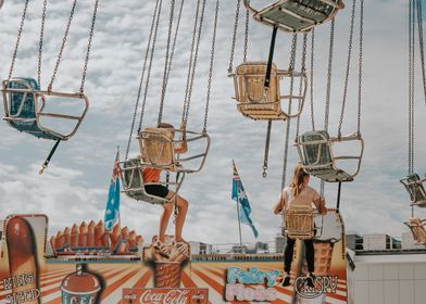 fairground swing carousel