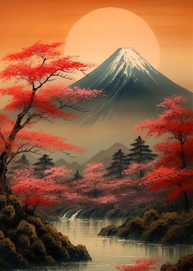 Peaceful Mount Fuji