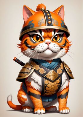 Exotic Shorthair Samurai 