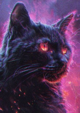 Neon Cat